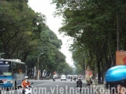 緑豊かなナムキーゴイキア通り